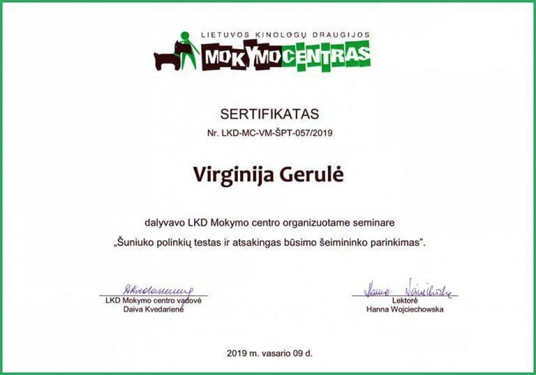 Seminaras „Šuniuko polinkių testas ir atsakingas būsimo šeimininko pasirinkimas“