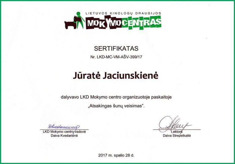 2017-10-28 Seminaras „Atsakingas šunų veisimas“