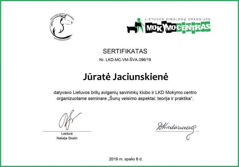 Seminaras „Šunų veisimo aspektai: teorija ir praktika“