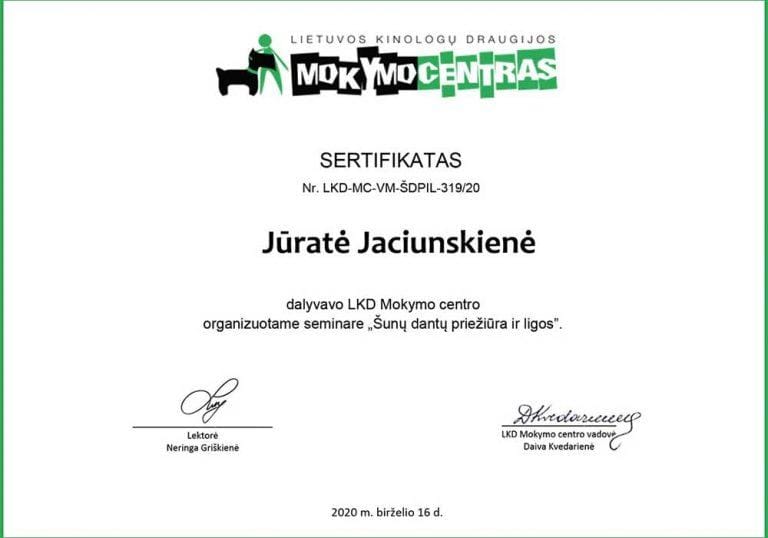 2020-06-16 Seminaras „Šunų dantų priežiūra ir ligos“