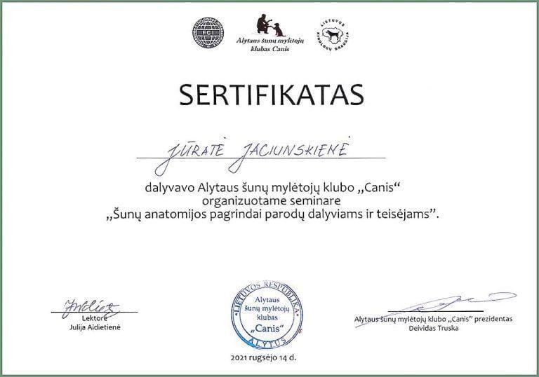 Seminaras „Šunų anatomijos pagrindai“